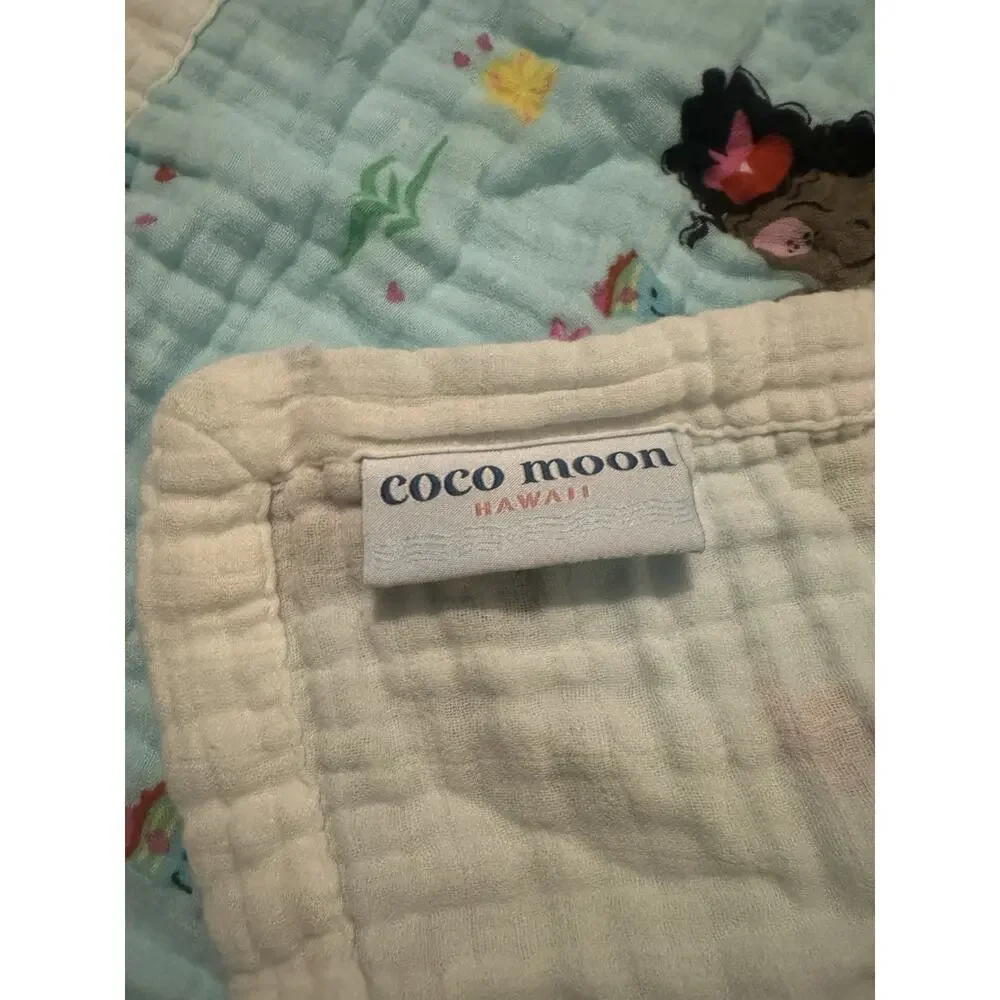 Coco Moon Hawaii Baby Lovey Blanket Muslin Mermaid Security Blanket‹